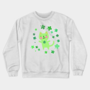 on St. Patrick’s Day bird bag Crewneck Sweatshirt